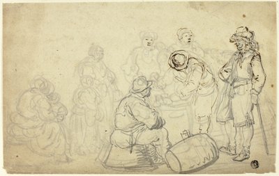 Cena de camponeses de Willem van de Velde I