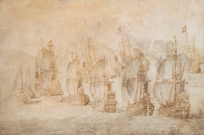 Ação em Tamanana, 9 de setembro de 1645 de Willem van de the Elder Velde