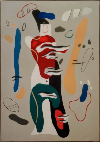 imagem de chama de Willi Baumeister