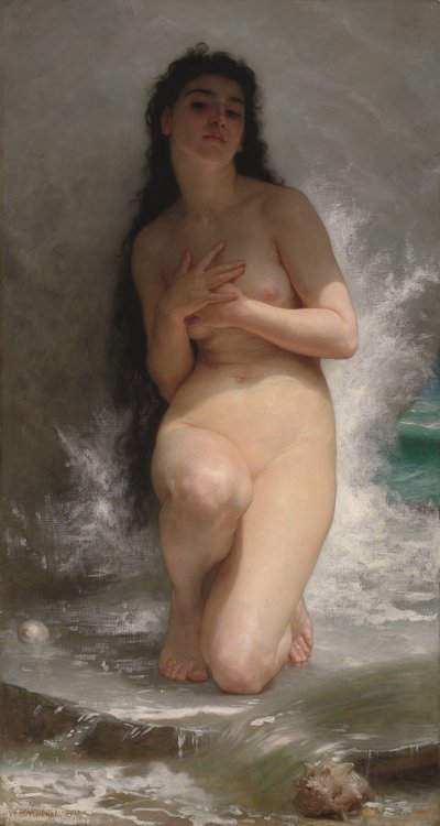 A perola de William Adolphe Bouguereau