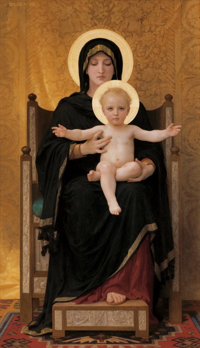 Virgem e o Menino de William Adolphe Bouguereau