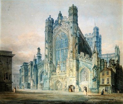 Vista de uma Catedral de Joseph Mallord William Turner