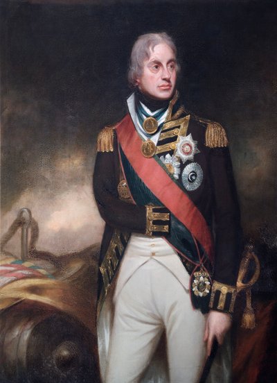 Horatio, Visconde Nelson, c.1806 (óleo sobre tela) de William (after) Beechey