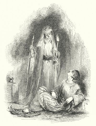 A Filha de Bahram visitando El-As