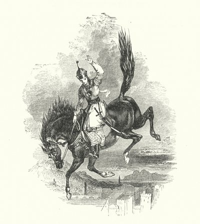 O Cavalo Mágico (gravura) de William (after) Harvey