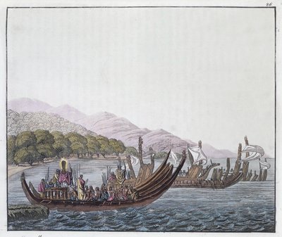 Gravura de P. Fumagalli, tirada de um quadro de William Hodges de William (after) Hodges
