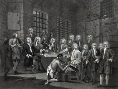 Membros da Câmara dos Comuns de William (after) Hogarth