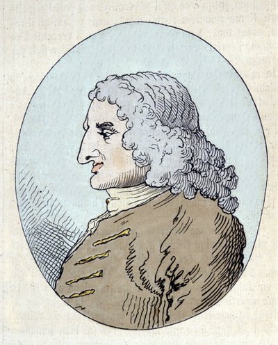 Retrato de Henry Fielding de William (after) Hogarth