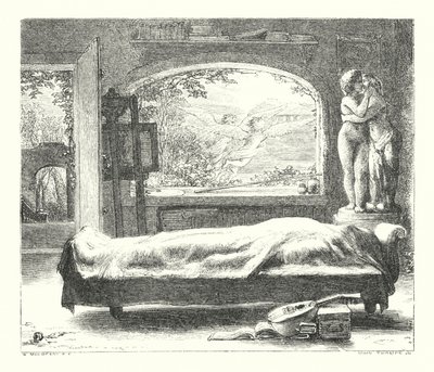 A Casa Deserta (gravura) de William (after) Mulready