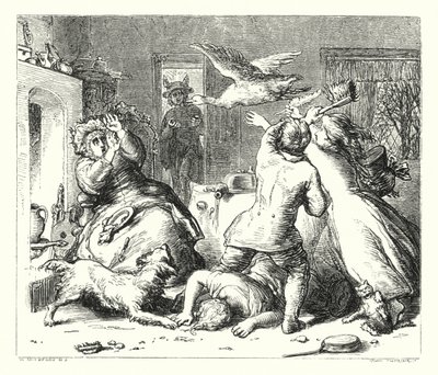O Ganso (gravura) de William (after) Mulready