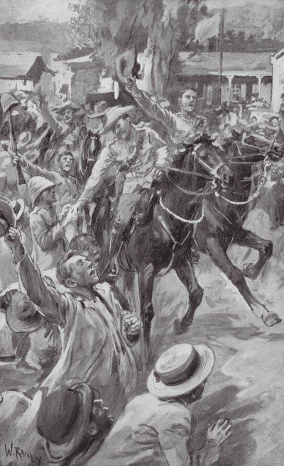 O alívio de Ladysmith (litografia) de William (after) Rainey