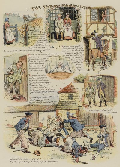 A Filha do Agricultor (chromolitho) de William (after) Ralston