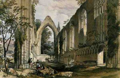 Abadia de Bolton, interior do Coro, de 