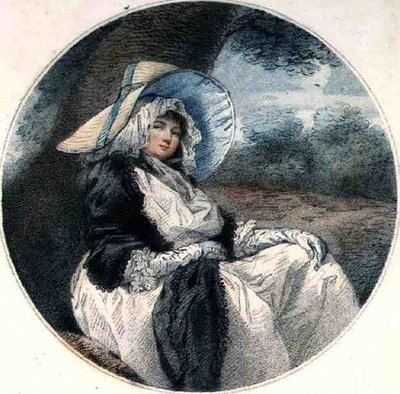 Alinda, gravada pela artista, pub. por Torre & Co. de William (after) Ward