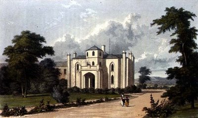 Colcorton Hall, do "Repositório de Artes" de Ackermann de William (after) Westall