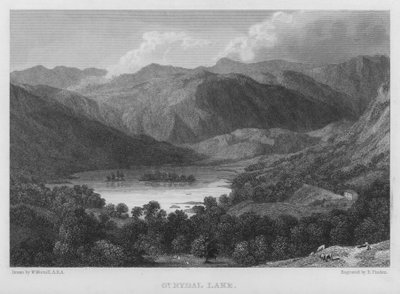 Great Rydal Lake (gravura) de William (after) Westall