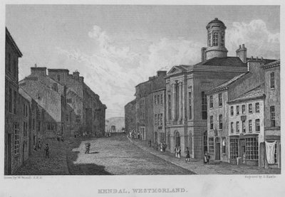Kendal, Westmorland (gravura) de William (after) Westall