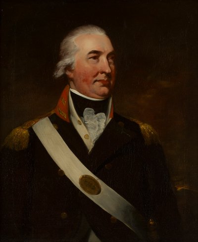 Retrato de meio comprimento do coronel Alexander Duff (óleo sobre tela) de William (attr. to) Beechey