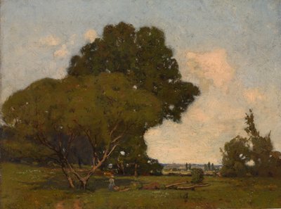 As árvores, início da tarde, França, ca. 1905 de William A. Harper