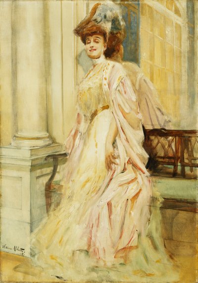 Uma senhora elegante de William Ablett