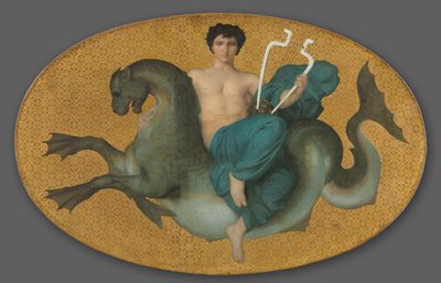 Arion em um cavalo-marinho, 1855. de William Adolphe Bouguereau