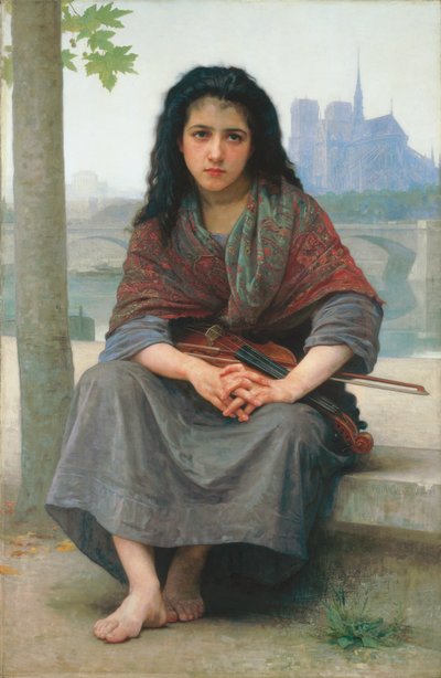 Os sem-abrigo, 1890 de William Adolphe Bouguereau