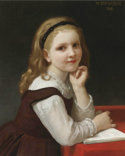 Distração de William Adolphe Bouguereau