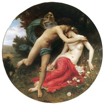 Flora e Zephyr de William Adolphe Bouguereau