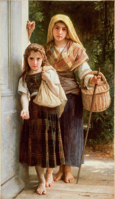 Os pequenos mendigos de William Adolphe Bouguereau
