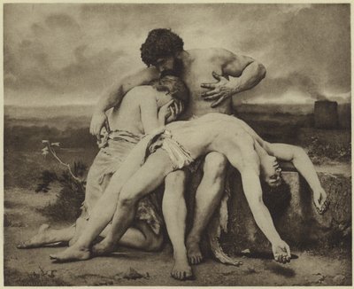 O primeiro luto (fotogravura) de William Adolphe Bouguereau