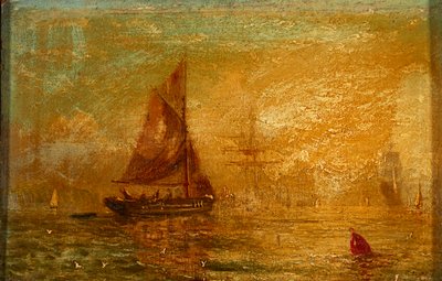 Remo (óleo a bordo) de William Adolphus Knell