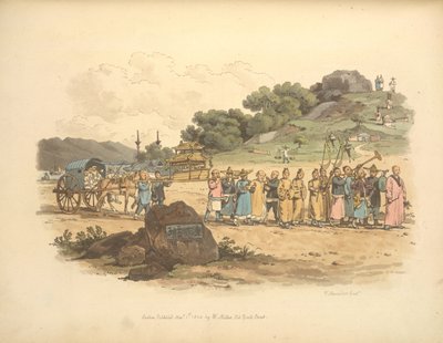 Um cortejo fúnebre de William Alexander