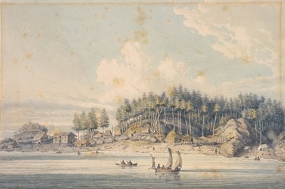 Friendly Cove, Nootka Sound, Ilha de Vancouver de William Alexander
