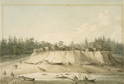 Indian Village, Point Mudge de William Alexander