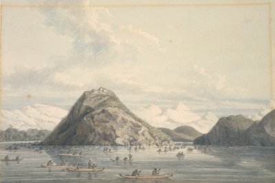 Port Dick, perto da enseada de Cook de William Alexander