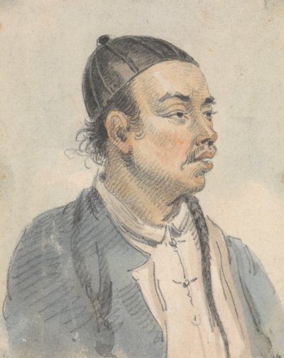 Retrato de um homem chinês de William Alexander