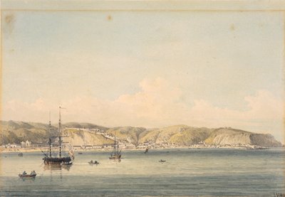 A cidade de Valparaiso na costa do Chile de William Alexander