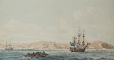 Vista da cidade de Ten-Tchoo-foo de William Alexander