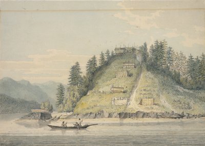 Aldeia de índios amigáveis, à entrada do canal de Bute de William Alexander