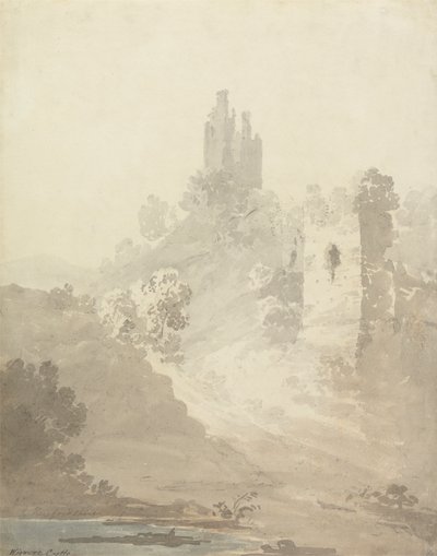Castelo de Wigmore, Herefordshire de William Alexander
