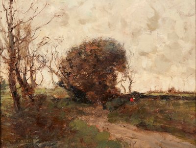 Paisagem (óleo no painel) de William Alfred Gibson