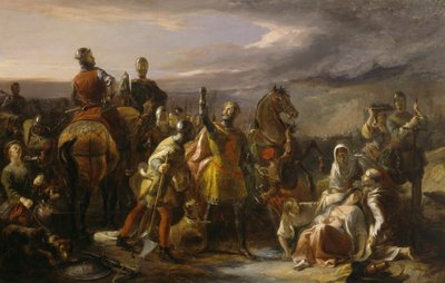 Heroísmo e Humanidade, c.1840 (óleo sobre tela) de William Allan