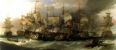 Batalha do Cabo de São Vicente (Portugal), 14 de fevereiro de William Allan