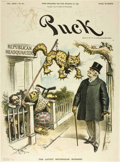 O mais recente Bugaboo republicano, da Puck de William Allen Rogers