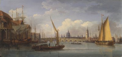 Ponte de Londres, com a Catedral de St. Paul à distância de William Anderson