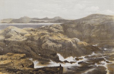 Ilha de Staffa (cromolito) de William Andrews Nesfield