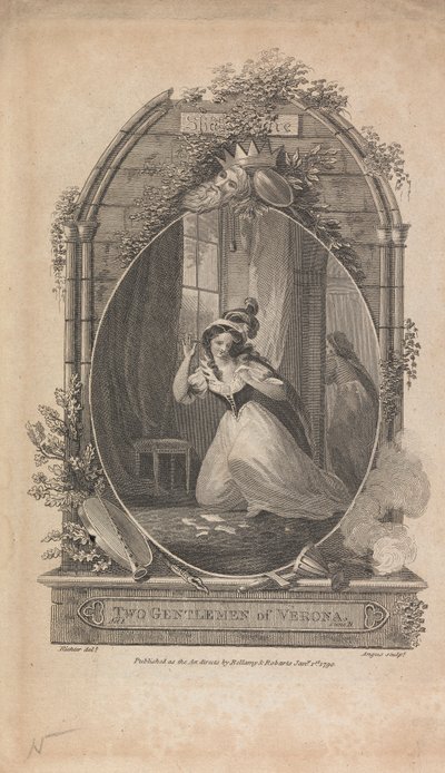 Dois Cavalheiros de Verona, Acto I, Sc. II, de William Angus
