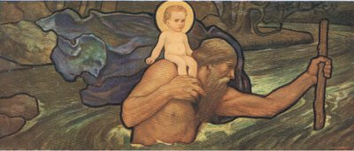 St Christopher, Bibbys Annual, 1916-17 de William Arthur Chase