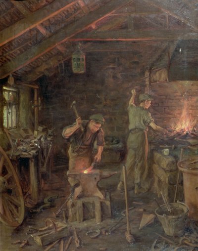 Por Martelo e Mão, todas as Artes fazem Stand (The Forge) de William Banks Fortescue