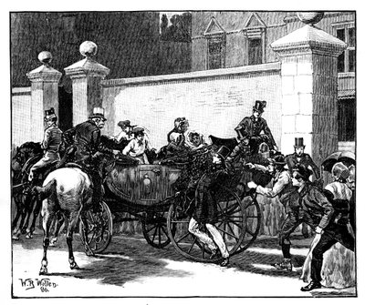 Pates assalto à rainha, 1850, c1888. de William Barnes Wollen